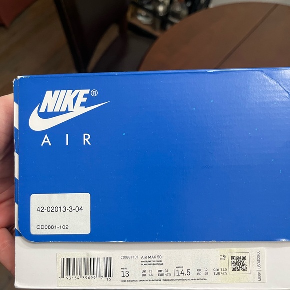 Men’s Nike Air Max 90 - Hyper Royal - size 13 - Like New - Picture 5 of 5